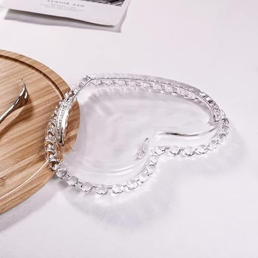 Heart Plate 5 Inch 6 Pcs Box Pack
