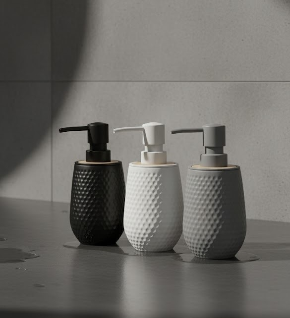 ACRYLIC SOAP DISPENSER  (MULTI COLOUR) KL9374-B