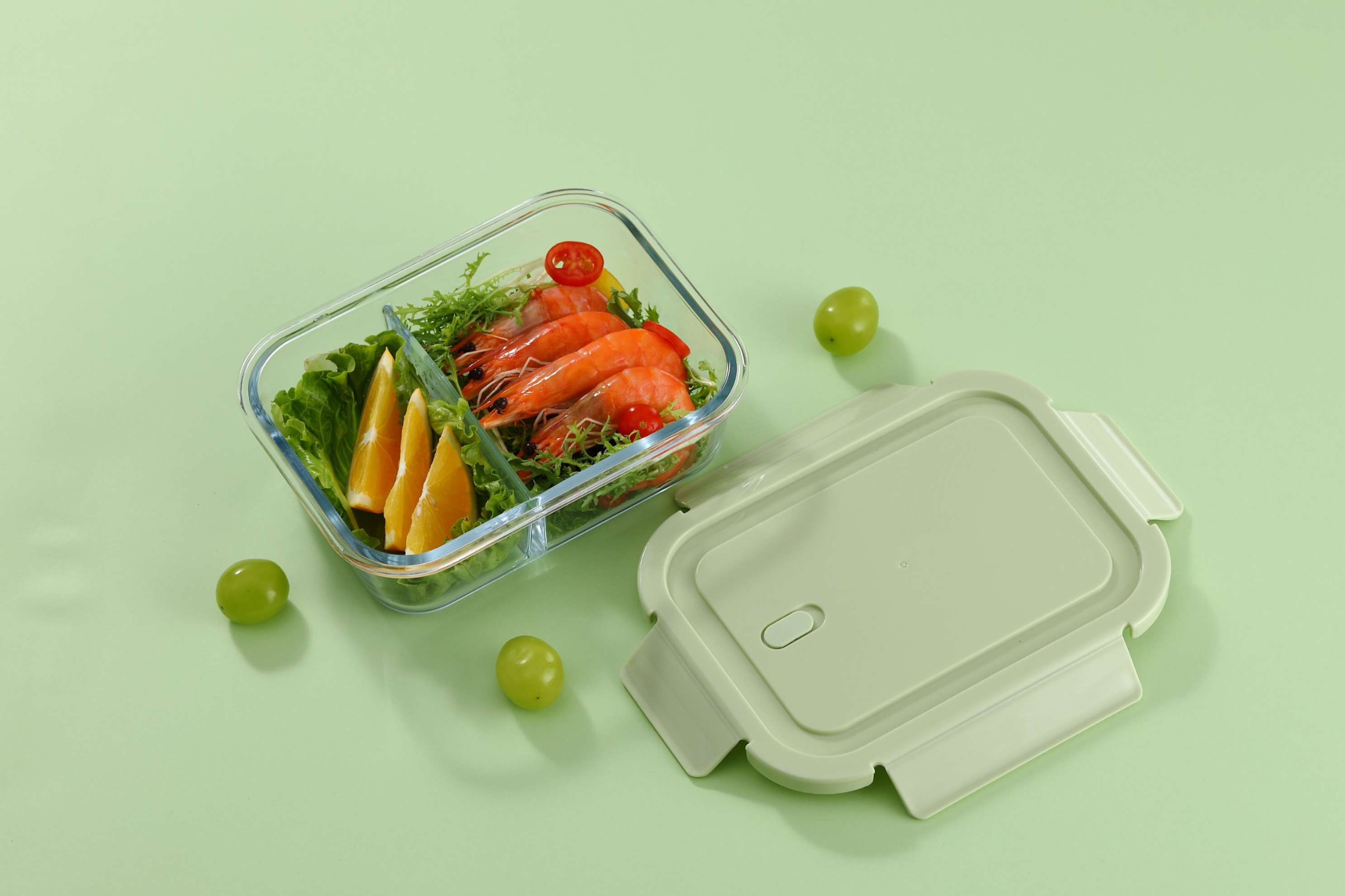 LUNCH BOX 2 PARTITON 1 LTR DELI