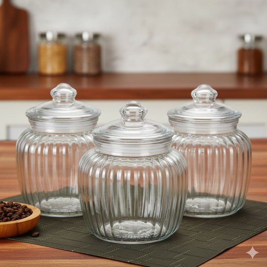 POP JAR 700 ML 3PCS SET BOX PACK  21816 | H4033-SET