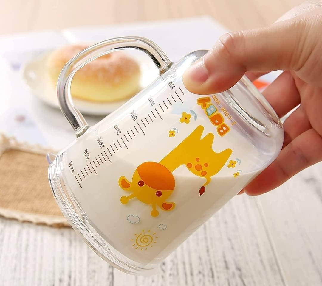 CARTOON MILK GRADUATED GLASS 400ML  22405 | VX-45