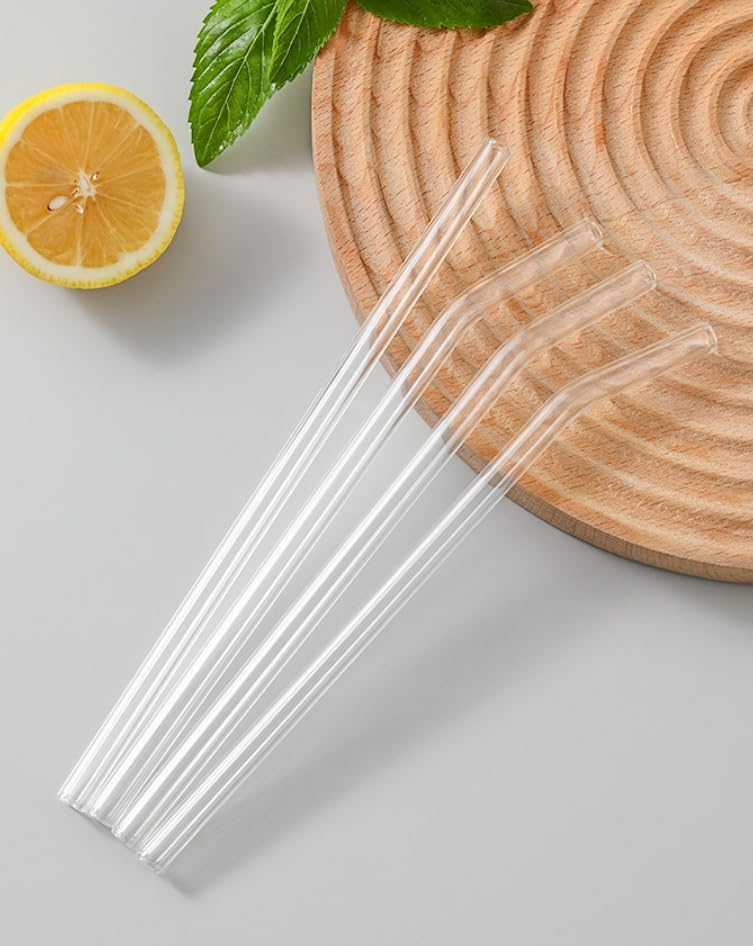 Empty Glass Straw White