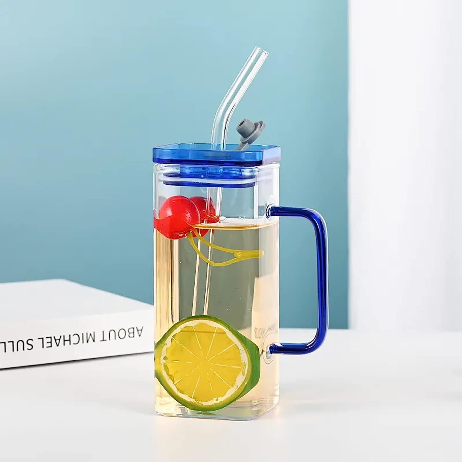 SQUARE MASON JAR 400ML 1 PCS