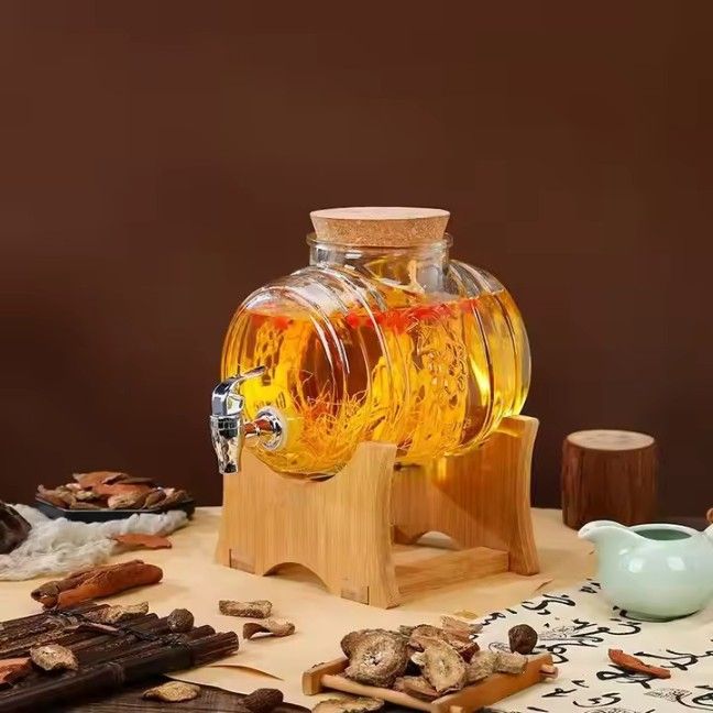 BEVERAGE JAR WITH RACK DISPENSER 3LTR 22382 | H7074-0302