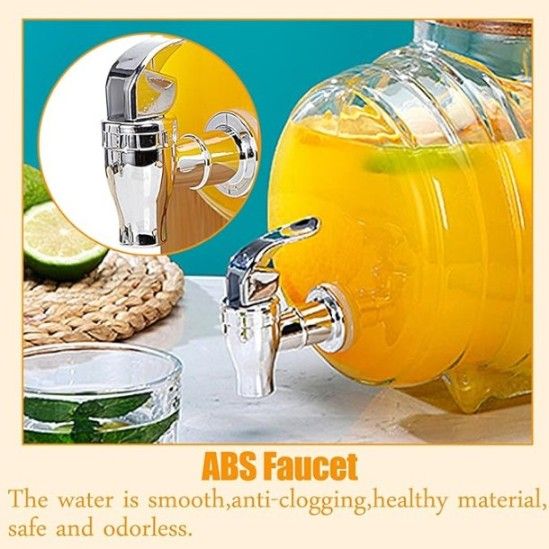 BEVERAGE JAR WITH RACK DISPENSER 3LTR 22382 | H7074-0302