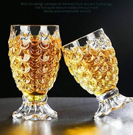PINEAPPLE2 WATER GLASS 180ML 6PCS