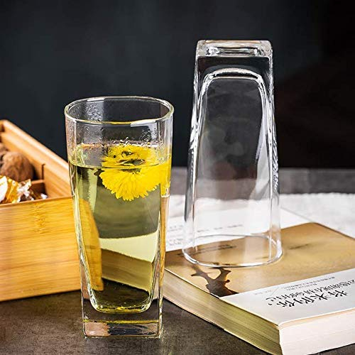 SQUARE JUICE GLASS 6PCS 315ML