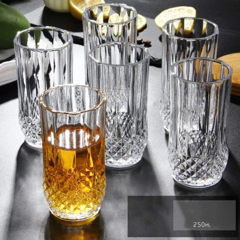 LONG4 RAJWADI GLASS 300ML 6PCS  | AC-09
