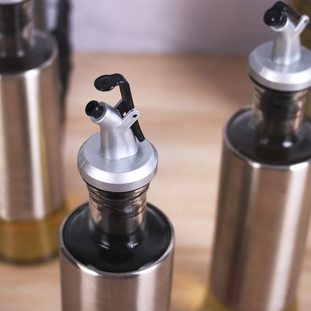 OIL BOTTLE ROUND 300ML  H2410-2-OIL