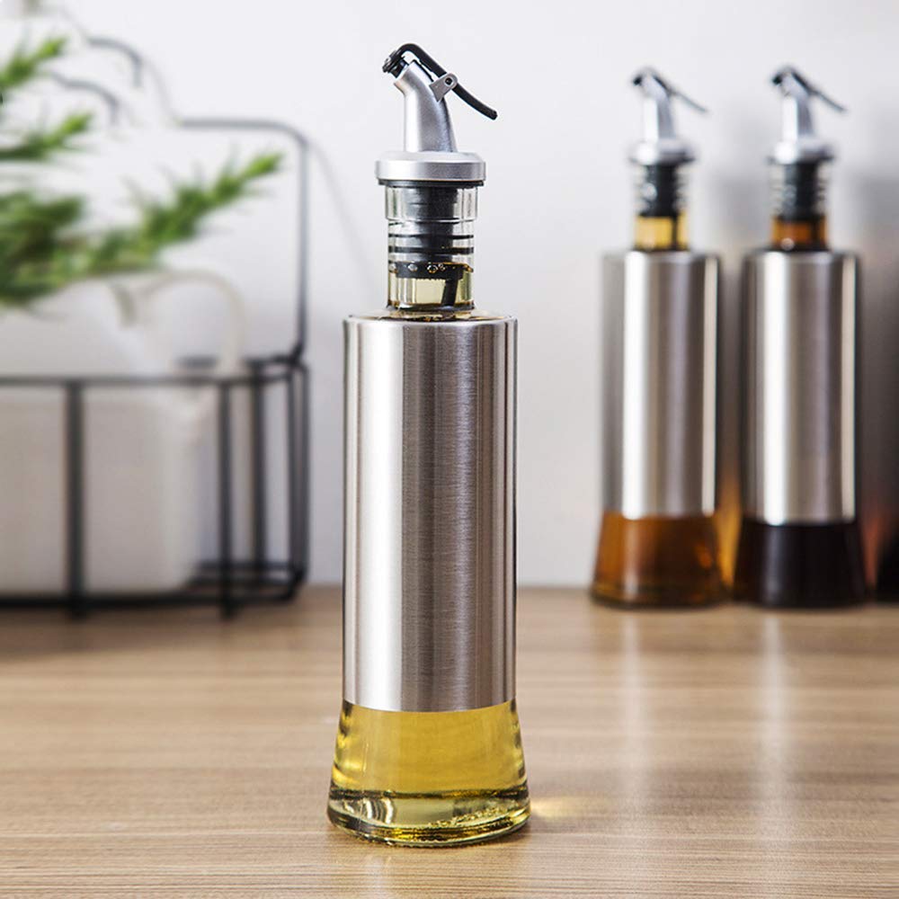 OIL BOTTLE ROUND 300ML  H2410-2-OIL