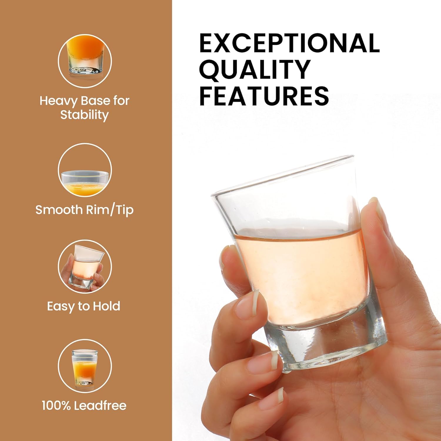Round Shot Glass 40ML 12Pcs KTY1501