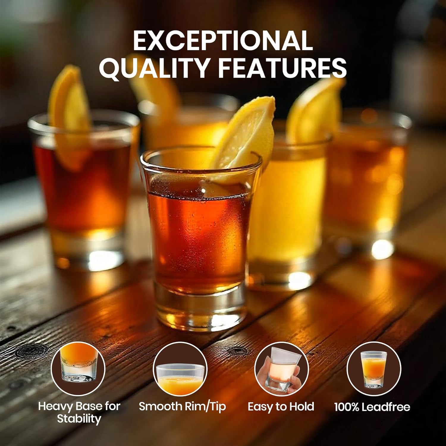 Round Shot Glass 40ML 12Pcs KTY1501